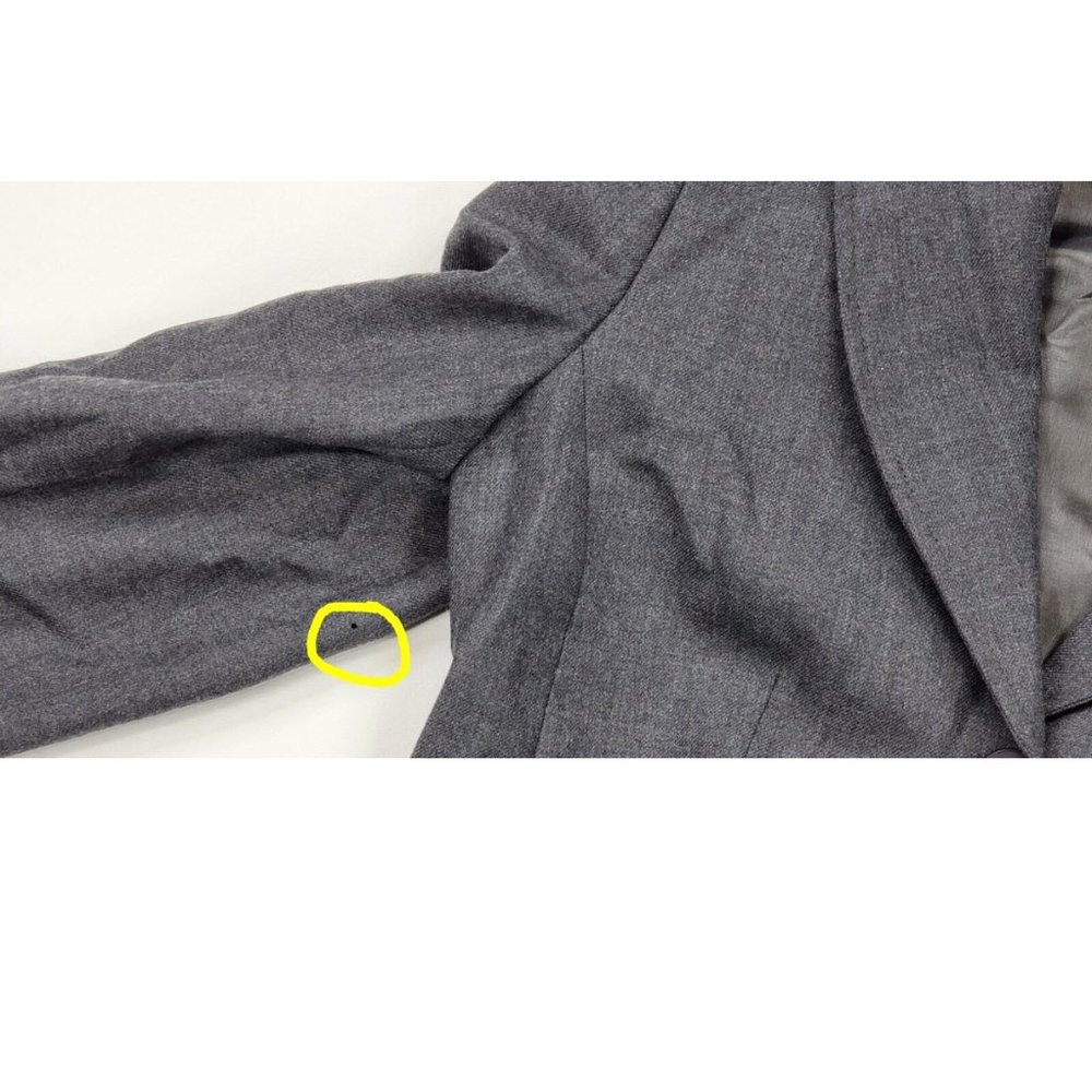 Pendleton Grey Two Pocket Jacket Womens Size 4 - image 4